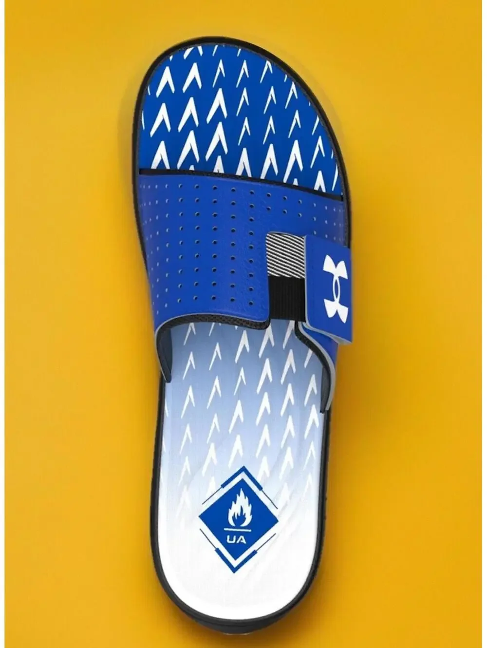 $45 Under Armour Mercenary SL UA Blue Men’s Flip Flaps 3027252 Size 11 Slides